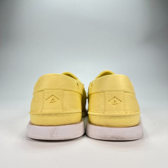 Sperry Authentic Original Float Boat Shoe Yellow Slip On Women's Size 6 - Picture 5 of 11